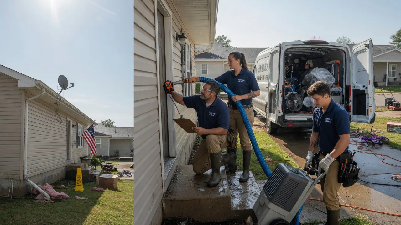 Ceiling Water Damage Restoration in Vanceburg, KY near me